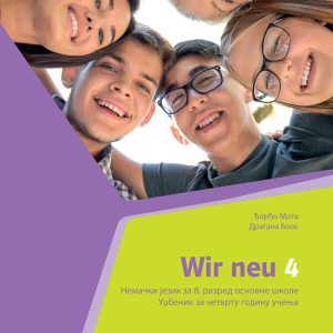 KLET Nemački jezik 8, Wir 4 neu, udžbenik za osmi razred